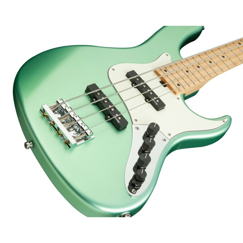 Sadowsky MetroLine 24-Fret Vintage J/J Bass, Swamp Ash Body, 4-String - Solid Sage Green Metallic Satin - 4