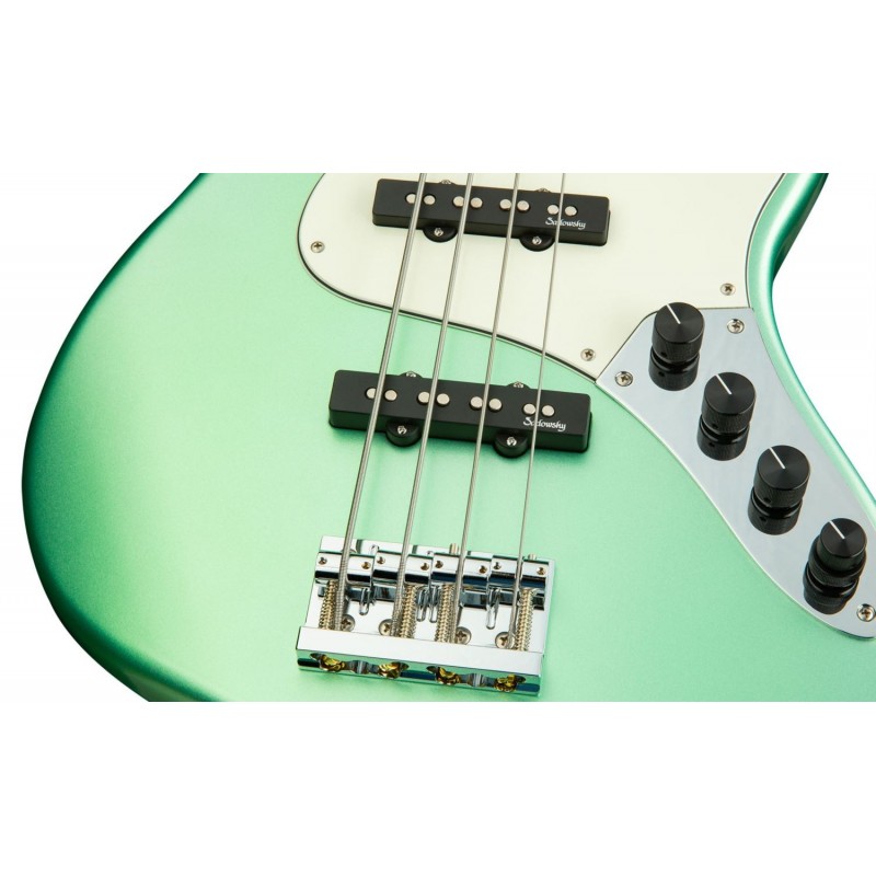 Sadowsky MetroLine 24-Fret Vintage J/J Bass, Swamp Ash Body, 4-String - Solid Sage Green Metallic Satin - 5