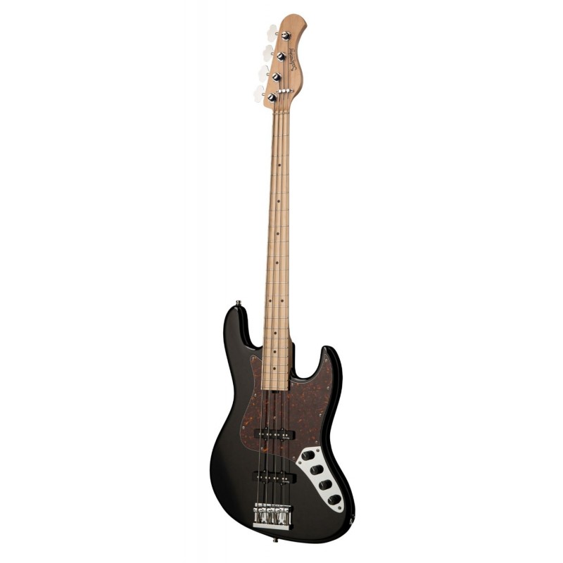 Sadowsky MetroLine 21-Fret Vintage J/J Bass, Swamp Ash Body, 4-String - Solid Black High Polish - 3