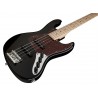 Sadowsky MetroLine 21-Fret Vintage J/J Bass, Swamp Ash Body, 4-String - Solid Black High Polish - 4