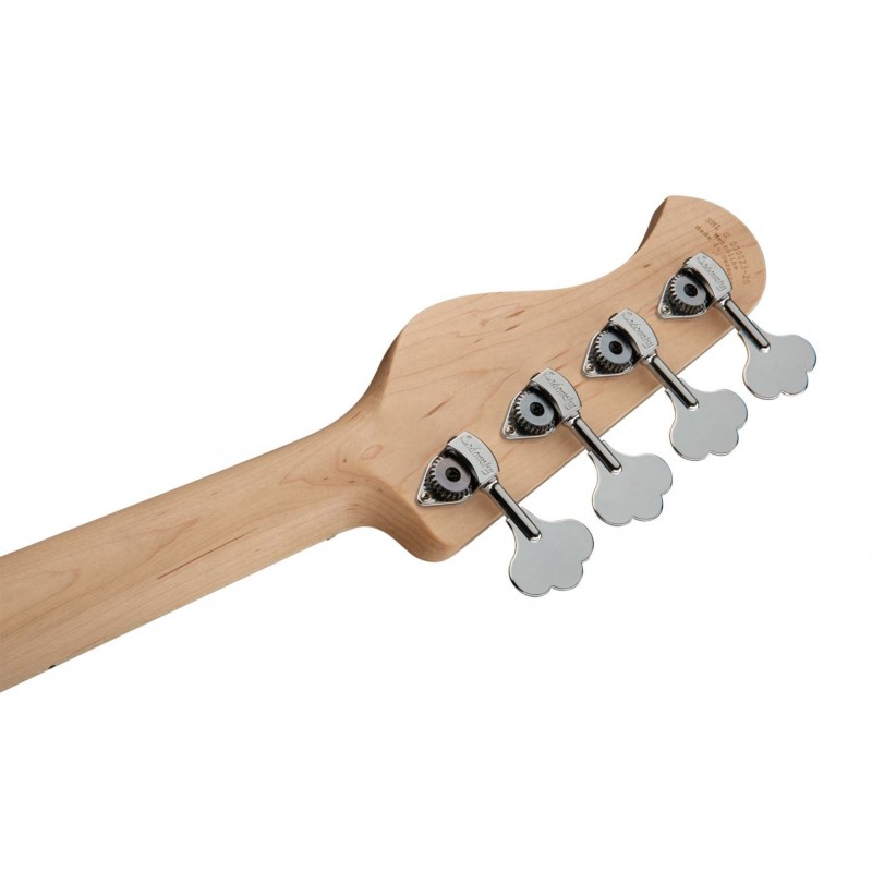 Sadowsky MetroLine 21-Fret Vintage J/J Bass, Swamp Ash Body, 4-String - Solid Black High Polish - 8