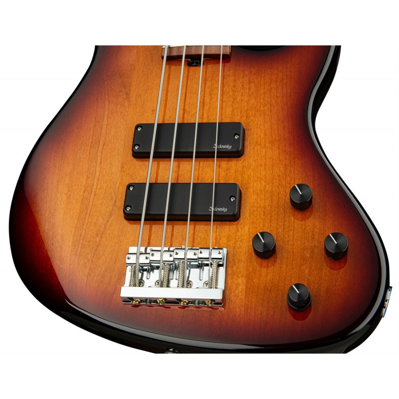 Sadowsky MetroLine 24-Fret Modern Bass, Red Alder Body, 4-String - '59 Burst Transparent High Polish - 5