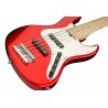 Sadowsky MetroLine 21-Fret Vintage J/J Bass, Swamp Ash Body, 5-String - Solid Candy Apple Red Metallic High Polish - 4