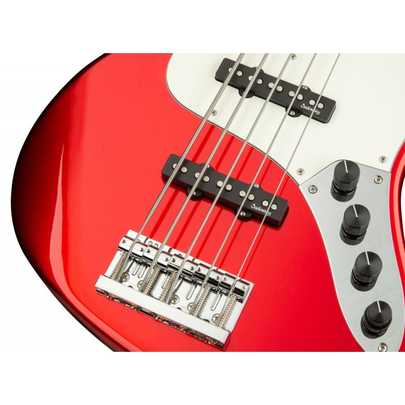 Sadowsky MetroLine 21-Fret Vintage J/J Bass, Swamp Ash Body, 5-String - Solid Candy Apple Red Metallic High Polish - 5