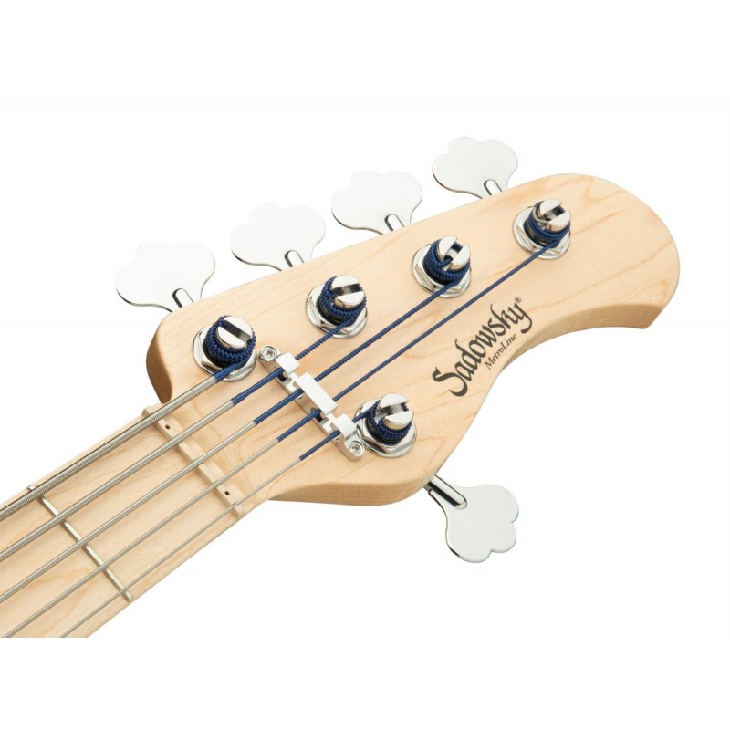 Sadowsky MetroLine 21-Fret Vintage J/J Bass, Swamp Ash Body, 5-String - Solid Candy Apple Red Metallic High Polish - 7