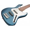 Sadowsky MetroLine 21-Fret Vintage J/J Bass, Red Alder Body, 5-String - Solid Dark Lake Placid Blue Metallic High Polish - 4