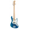 Sadowsky MetroLine 21-Fret Vintage J/J Bass, Swamp Ash Body, 5-String - Solid Dark Lake Placid Blue Metallic High Polish - 1