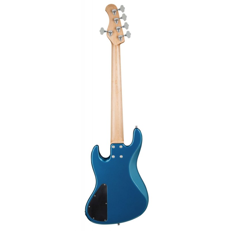 Sadowsky MetroLine 21-Fret Vintage J/J Bass, Swamp Ash Body, 5-String - Solid Dark Lake Placid Blue Metallic High Polish - 2