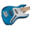 Sadowsky MetroLine 21-Fret Vintage J/J Bass, Swamp Ash Body, 5-String - Solid Dark Lake Placid Blue Metallic High Polish - 4