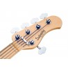 Sadowsky MetroLine 21-Fret Vintage J/J Bass, Swamp Ash Body, 5-String - Solid Dark Lake Placid Blue Metallic High Polish - 7