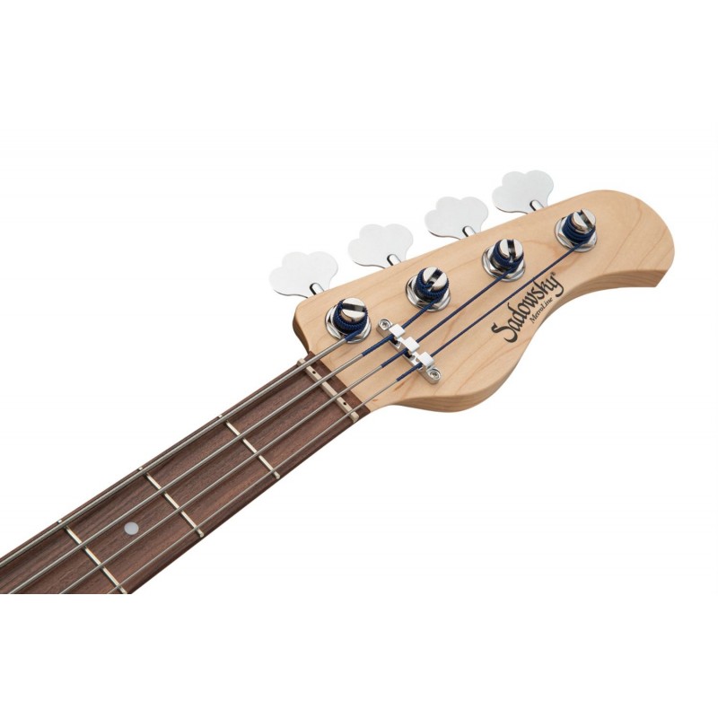 Sadowsky MetroLine 21-Fret Vintage J/J Bass, Red Alder Body, 4-String - Solid Sage Green Metallic Satin - 7
