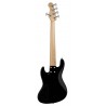 Sadowsky MetroLine 21-Fret Vintage P/J Bass, Red Alder Body, 5-String - Solid Black High Polish - 2