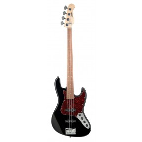 Sadowsky MetroLine 21-Fret Vintage J/J Bass, Red Alder Body, 4-String - Solid Black High Polish - 1