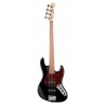 Sadowsky MetroLine 21-Fret Vintage J/J Bass, Red Alder Body, 4-String - Solid Black High Polish - 1