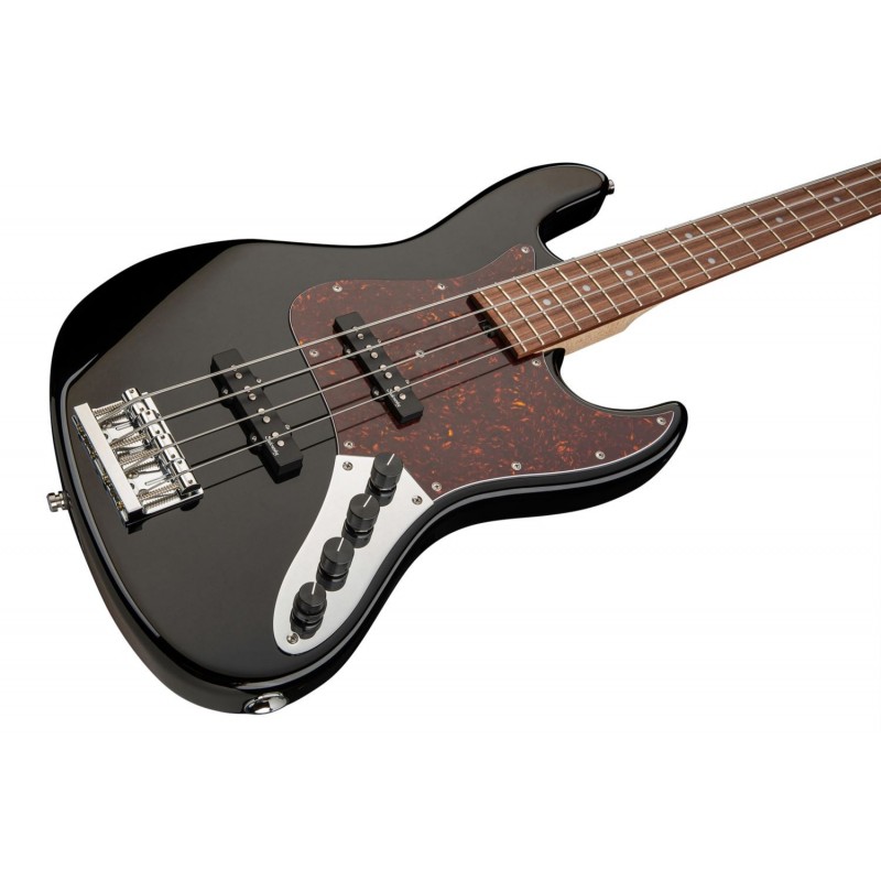 Sadowsky MetroLine 21-Fret Vintage J/J Bass, Red Alder Body, 4-String - Solid Black High Polish - 4