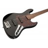 Sadowsky MetroLine 21-Fret Vintage J/J Bass, Red Alder Body, 4-String - Solid Black High Polish - 4