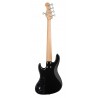 Sadowsky MetroLine 22-Fret Will Lee Artist Line, Swamp Ash Body, 5-String - Solid Black Satin - 2