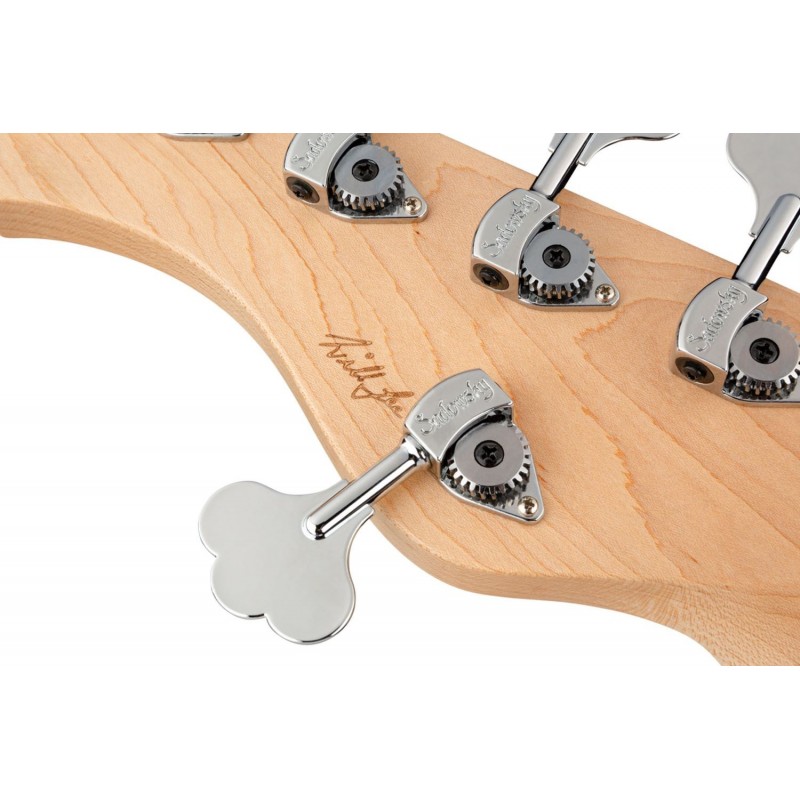 Sadowsky MetroLine 22-Fret Will Lee Artist Line, Swamp Ash Body, 5-String - Solid Black Satin - 10