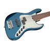 Sadowsky MetroLine 21-Fret Vintage P/J Bass, Red Alder Body, 5-String - Solid Dark Lake Placid Blue Metallic High Polish - 4