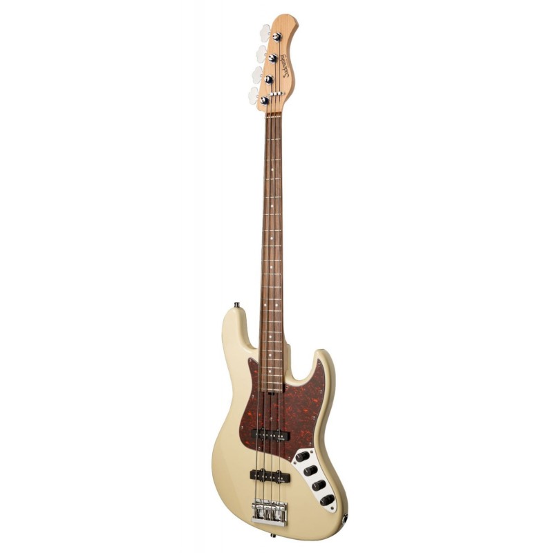 Sadowsky MetroLine 21-Fret Vintage J/J Bass, Red Alder Body, 4-String - Solid Olympic White High Polish - 3