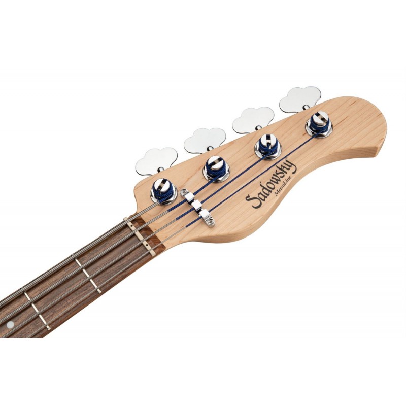 Sadowsky MetroLine 21-Fret Vintage J/J Bass, Red Alder Body, 4-String - Solid Olympic White High Polish - 7