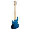 Sadowsky MetroLine 24-Fret Modern Bass, Swamp Ash Body, 5-String - Blue Transparent Satin - 2