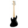 Sadowsky MetroLine 21-Fret Vintage J/J Bass, Red Alder Body, 5-String - Solid Black High Polish - 2