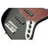 Sadowsky MetroLine 21-Fret Vintage J/J Bass, Red Alder Body, 5-String - Solid Black High Polish - 5