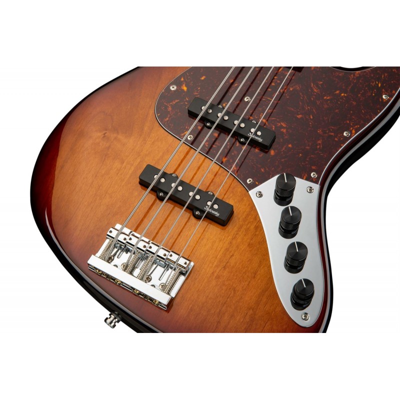 Sadowsky MetroLine 21-Fret Vintage J/J Bass, Red Alder Body, 4-String - '59 Burst Transparent High Polish - 5