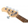 Sadowsky MetroLine 21-Fret Hybrid P/J Bass, Red Alder Body, 5-String, Lefthand - Solid Black High Polish - 7