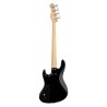 Sadowsky MetroLine 22-Fret Will Lee Artist Line, Swamp Ash Body, 4-String - Solid Black High Polish - 2