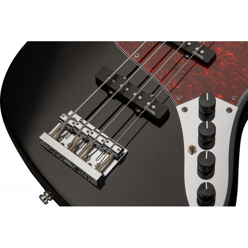 Sadowsky MetroLine 22-Fret Will Lee Artist Line, Swamp Ash Body, 4-String - Solid Black High Polish - 5