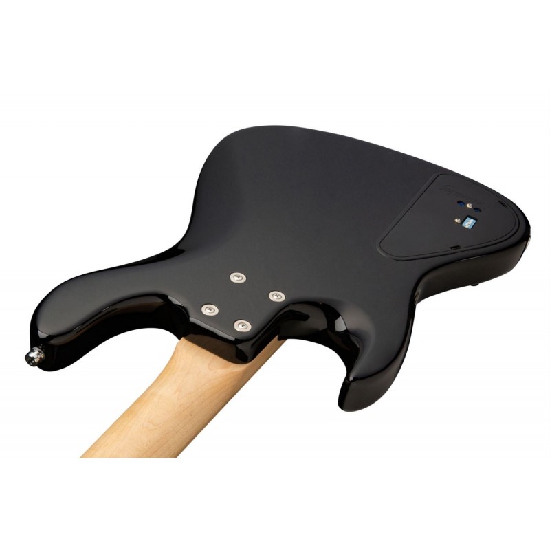 Sadowsky MetroLine 22-Fret Will Lee Artist Line, Swamp Ash Body, 4-String - Solid Black High Polish - 6