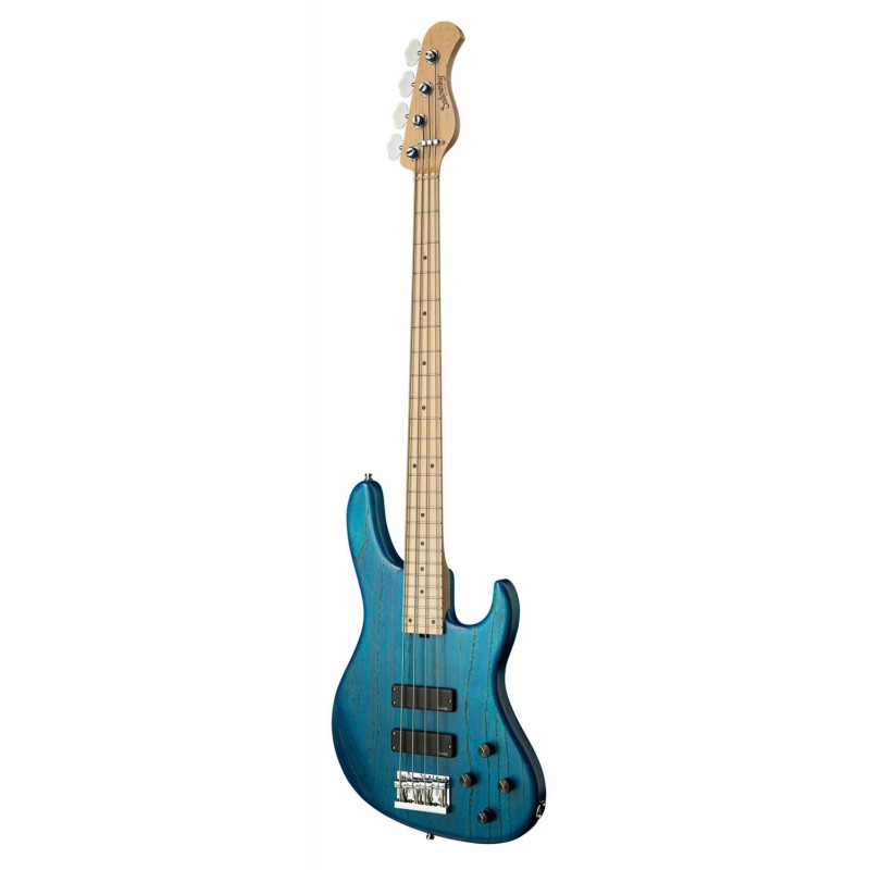 Sadowsky MetroLine 24-Fret Modern Bass, Swamp Ash Body, 4-String - Blue Transparent Satin - 3