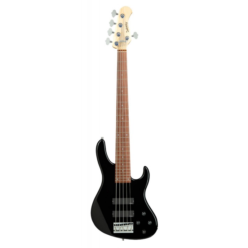 Sadowsky MetroLine 24-Fret Modern Bass, Red Alder Body, 5-String - Solid Black High Polish - 1