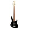 Sadowsky MetroLine 24-Fret Modern Bass, Red Alder Body, 5-String - Solid Black High Polish - 1