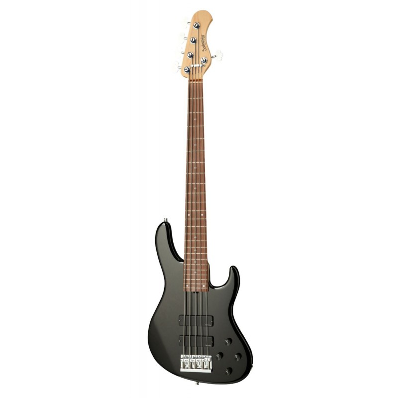 Sadowsky MetroLine 24-Fret Modern Bass, Red Alder Body, 5-String - Solid Black High Polish - 3