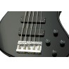 Sadowsky MetroLine 24-Fret Modern Bass, Red Alder Body, 5-String - Solid Black High Polish - 5