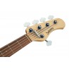 Sadowsky MetroLine 24-Fret Modern Bass, Red Alder Body, 5-String - Solid Black High Polish - 7