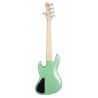 Sadowsky MetroLine 21-Fret Vintage J/J Bass, Red Alder Body, 5-String - Solid Sage Green Metallic Satin - 2