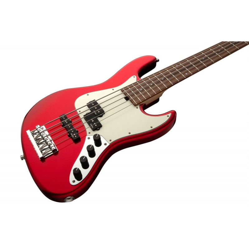 Sadowsky MetroLine 21-Fret Vintage P/J Bass, Red Alder Body, 5-String - Solid Candy Apple Red Metallic High Polish - 4