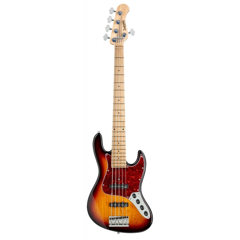 Sadowsky MetroLine 21-Fret Vintage J/J Bass, Swamp Ash Body, 5-String - '59 Burst Transparent High Polish - 1