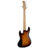 Sadowsky MetroLine 21-Fret Vintage J/J Bass, Swamp Ash Body, 5-String - '59 Burst Transparent High Polish - 2