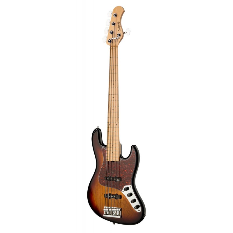 Sadowsky MetroLine 21-Fret Vintage J/J Bass, Swamp Ash Body, 5-String - '59 Burst Transparent High Polish - 3