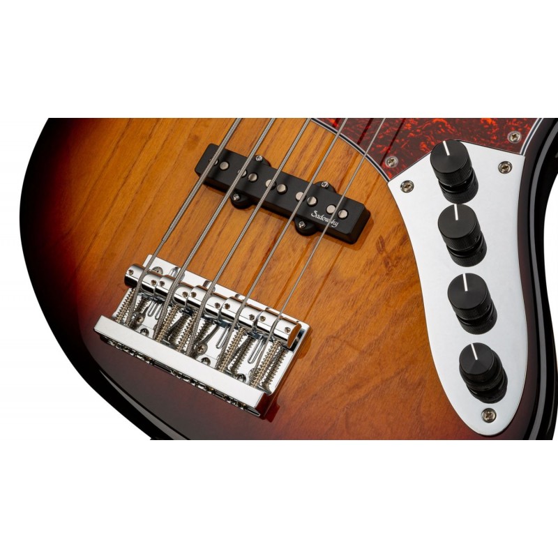 Sadowsky MetroLine 21-Fret Vintage J/J Bass, Swamp Ash Body, 5-String - '59 Burst Transparent High Polish - 5