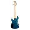 Sadowsky MetroLine 21-Fret Hybrid P/J Bass, Red Alder Body, 5-String - Blue Transparent Satin - 2