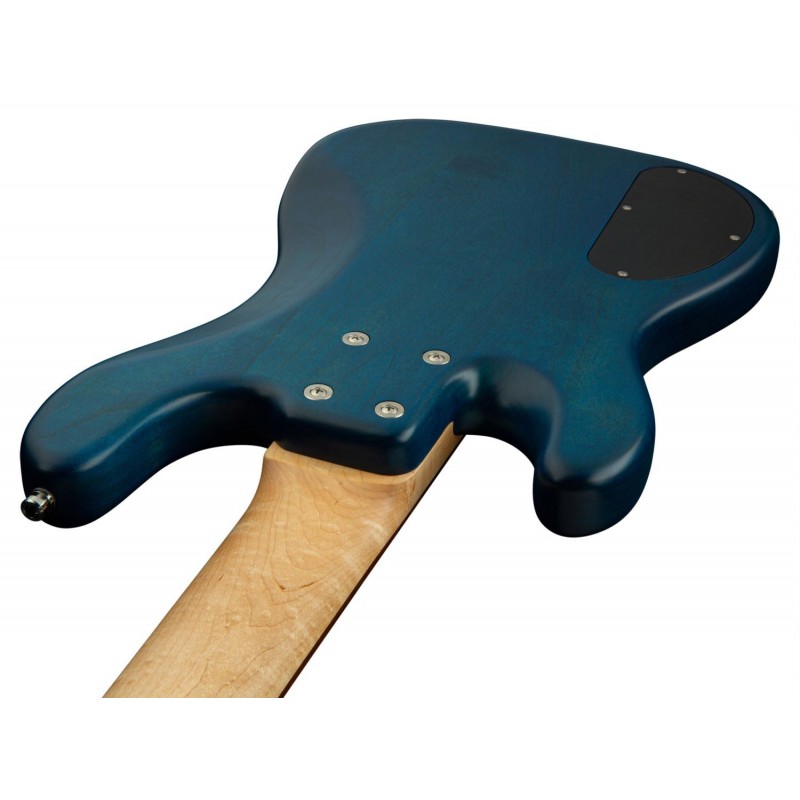 Sadowsky MetroLine 21-Fret Hybrid P/J Bass, Red Alder Body, 5-String - Blue Transparent Satin - 6