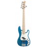 Sadowsky MetroLine 21-Fret Hybrid P/J Bass, Swamp Ash Body, 5-String - Blue Transparent Satin - 1