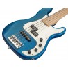 Sadowsky MetroLine 21-Fret Hybrid P/J Bass, Swamp Ash Body, 5-String - Blue Transparent Satin - 4