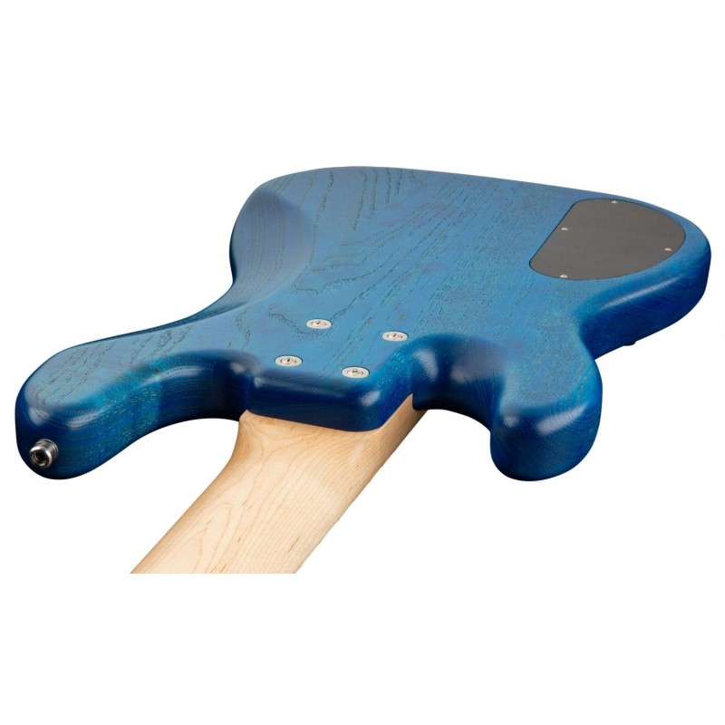 Sadowsky MetroLine 21-Fret Hybrid P/J Bass, Swamp Ash Body, 5-String - Blue Transparent Satin - 6